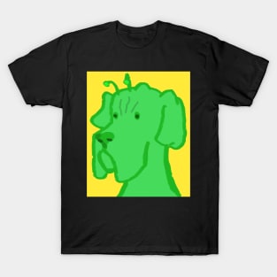 Alien dog from space - great dane T-Shirt